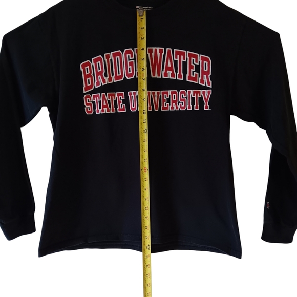 Champion Bridgewater State University men's black long-sleeve t-shirt size L - Picture 6 of 9